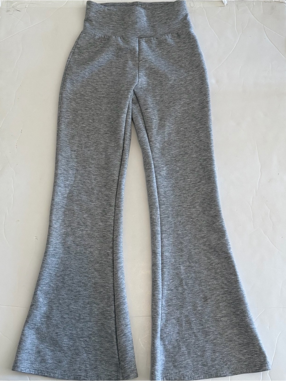 Women’s High-Rise Gray Flared Leggings